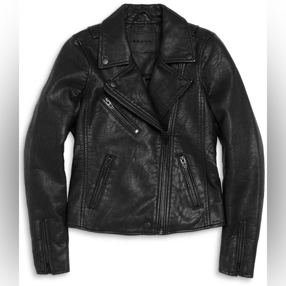 🖤Vegan Leather Moto Jacket by BLANKNYC in Onyx S🏍️